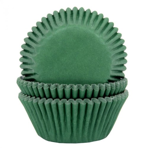 Formas Cupcakes Verde Escuro
